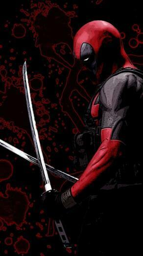 Deadpool Sword iPhone Wallpaper