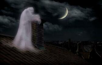 Wallpaper Night Pipe Ghost Brick Lunar Eclipse On The