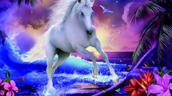 Magical Unicorns High Resolution Wallpaper