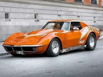 Chevrolet Corvette C3 Orange Wallpaper Gratuit