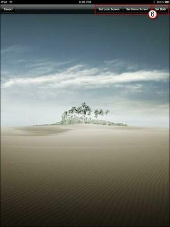 Change The iPad S Wallpaper