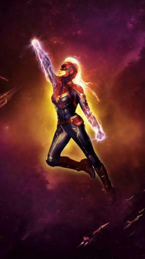 Captain Marvel Phone Wallpaper Moviemania