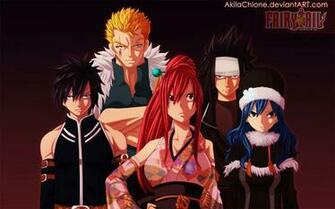 Juvia Lockser Gajeel Redfox Laxus Dreyar Fairy Tail Anime HD Wallpaper