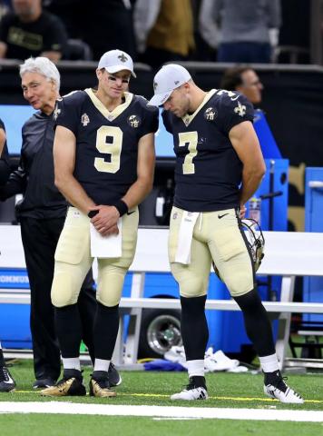 On Taysom Hill Drew Brees