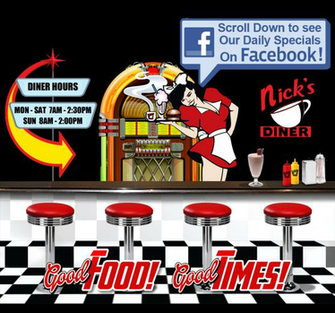 1950s Diner Background 50s