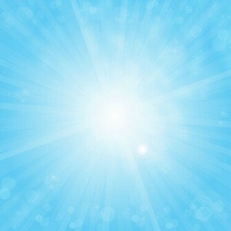 Sun On Blue Sky Vector Background Graphics All