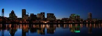 Portland Skyline At Dusk