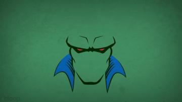 Illustration Minimalism Fish Green Martian Manhunter