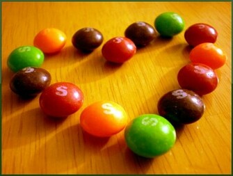 Skittles Heart By Skyewall