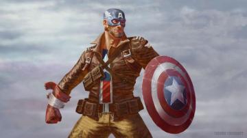 Fan Art Ww2 Captain America By Trevor Truscott R Comicbooks