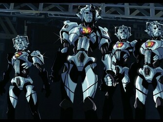 Doctor Who Anime Cybermen In Art By Mightyotaking