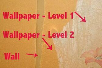 The Wallpaper Had Started To Bubble And Come Apart At Seams