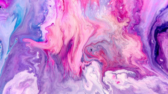 Painting Colorful Pink Purple Violet Watercolor Wallpaper