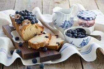 Blueberry Muffins Blueberries Jam HD Wallpaper