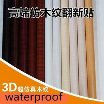 Pvc Sticky Wallpaper From Wood Desktop Furniture