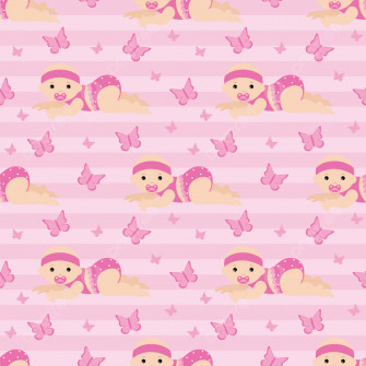 A Beautiful Baby Girl In Pink Wallpaper