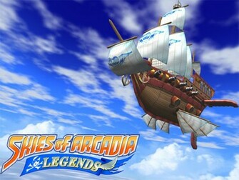 Skies Of Arcadia Legends Game Cube Wallpaper Fonds D Cran Image