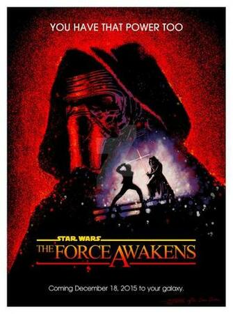 The Force Awakens Fan Poster By Angelsaquero