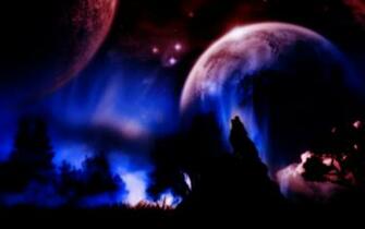 Fantasy Artwork Wolf Wallpaper Full HD