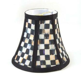 Courtly Check Shade Chandelier By Mackenzie Childs