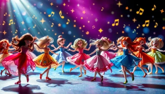 Dancing Dolls Wallpaper