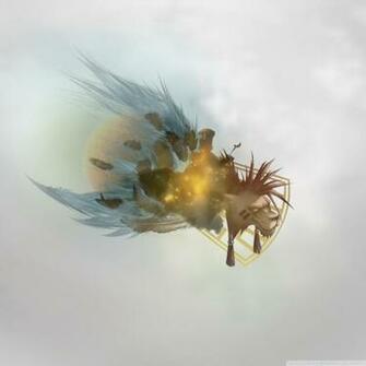 Final Fantasy Abstract Nanaki Ultra HD Desktop Background