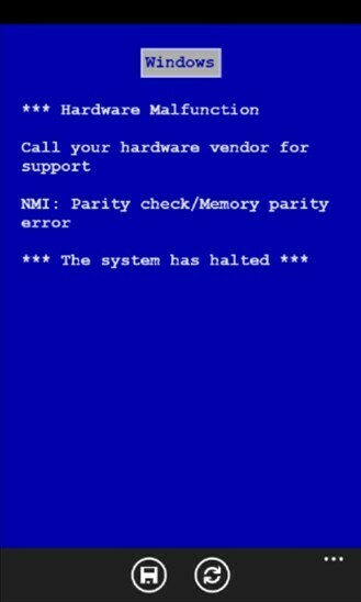 Bsod Wallpaper Indir Windows Phone Uygulamalar Mavi Ekran Hata