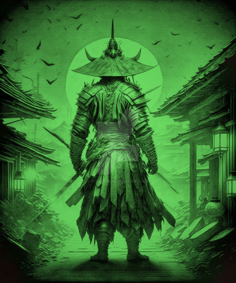 Sword Warrior Temple Fighter Japan Samurai Japanes By Sytacdesign