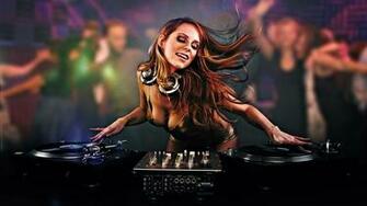 Dj Music Girl Wallpaper And