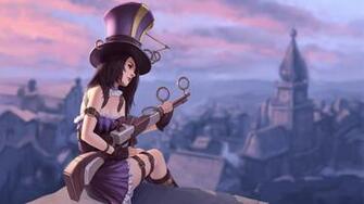 Caitlyn Fan Art League Of Legends Wallpaper