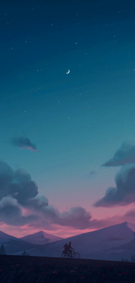 Night Sky Digital Art HD Mobile Walls