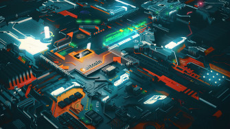Bitcoin Circuit Digital Art 4k Pc Rare Gallery HD