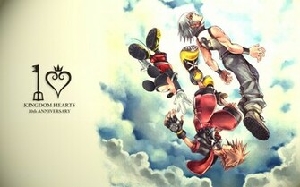 Final Kingdom Hearts 10th Anniversary Wallpaper