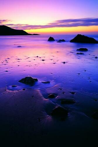 Purple Beach iPhone 4s Wallpaper iPad