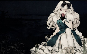 Gothic Anime Skulls Wallpaper