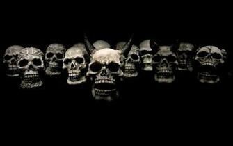 Scary Skulls Wallpaper