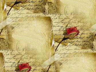 Antique Love Letters Wallpaper