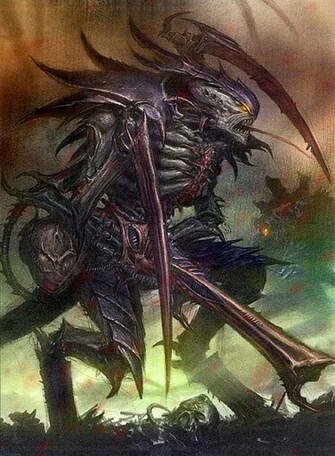 Tyranid Warrior Colored By Majesticchicken