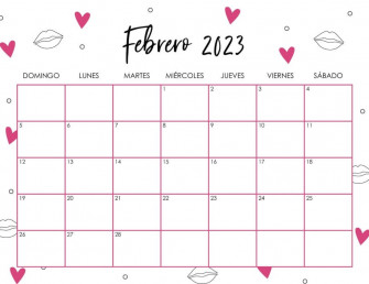 Top Floral February Calendar Cute Wallpaper HD