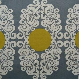 Gray Yellow White Grey Medallion Eclectic Home Decor Ideas Wallpaper