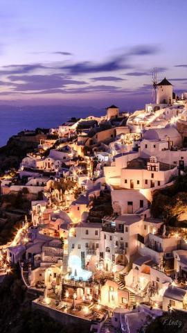 Town Oia Santorini Island Greece Wallpaper Gallery