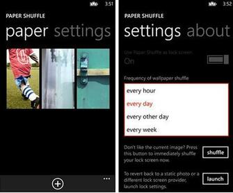 Rotate Your Windows Phone Lockscreen Wallpaper With Paper Shuffle