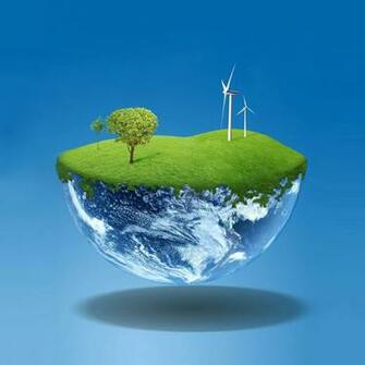 Eco Earth Wallpaper Background 3d