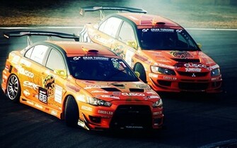 Cars Drifting Wallpaper Mitsubishi