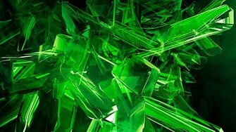 Green 3d Abstract Gems Cool Desktop HD Wallpaper Jpg
