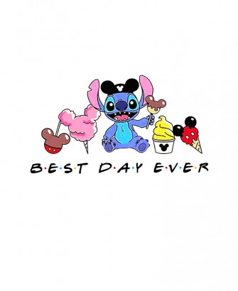Best Day Ever Stitch Lilo iPad Case Skin By