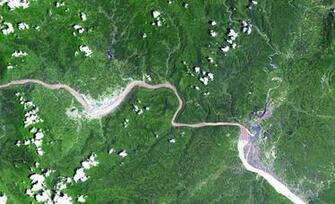 Space Image Three Gorges Dam China