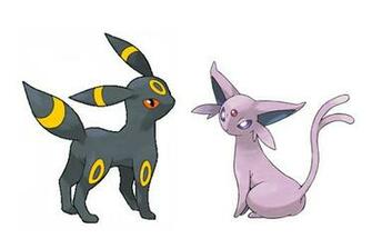 Umbreon And Espeon By Sonamyfire