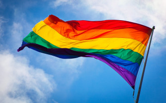 Gay Pride Flag Rainbows Colorful Sky Clouds San Francisco Windy Culture Lgbt Wallpaper