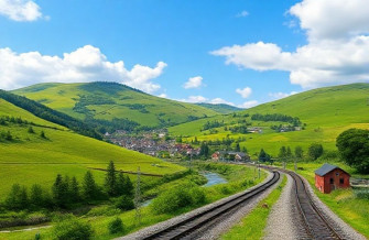 Model Railroad Backdrops Wallpaper